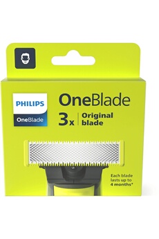 2 Têtes lame de coupe QP220/55 pour rasoir Oneblade Philips