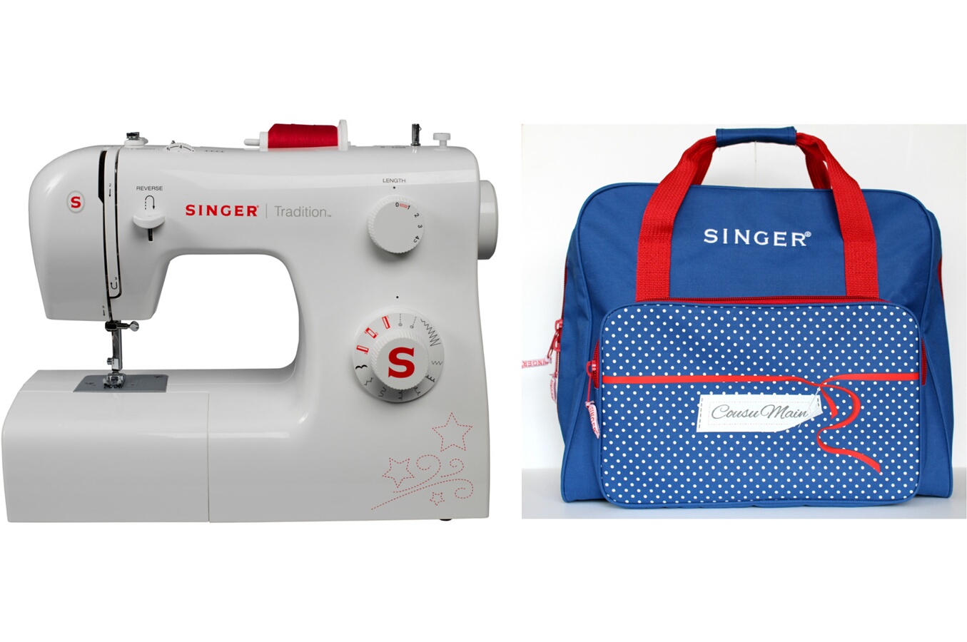 Machine a coudre Singer TRADITION 2250 SAC COUSU MAIN - TRADITION 2250