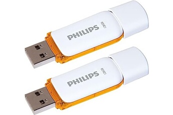 USB 2.0 de haute vitesse (compatible avec USB 1.1) / Lit jusqu'à 15 Mo/s / Ecrit jusqu'à 5 Mo/s / Capacités de stockage disponibles : 128 Go