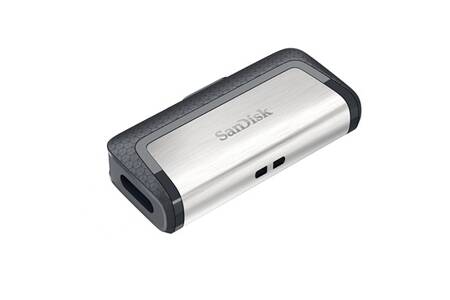 SanDisk 256Go Ultra Dual Drive Luxe Noire USB Type-C Jusqu'à 400MB/s Avec Connecteurs USB Type-C