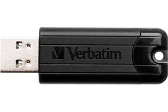Verbatim Black Pinstripe 16GB USB 3.0 Flash Drive 49316 VM49316