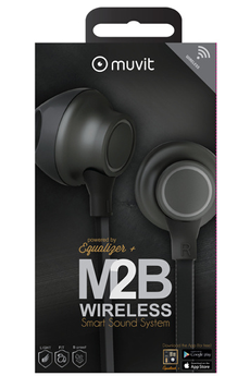 Kit main libre MUVIT Kit piéton noir jack 3,5mm pour iPod, iPhone