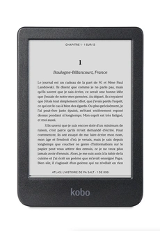 Liseuse eBook Kobo Liseuse numerique Kobo by Fnac Clara BW 6 16 Go Noir