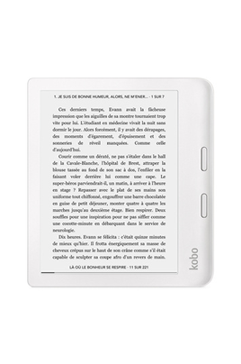 Liseuse eBook Kobo by Fnac Libra 2 Blanche - LIBRA 2 WHITE