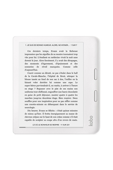 Liseuse eBook Kobo Liseuse numerique Kobo by Fnac Libra 2 Ecran 7 32 Go Blanc - Reconditionne A