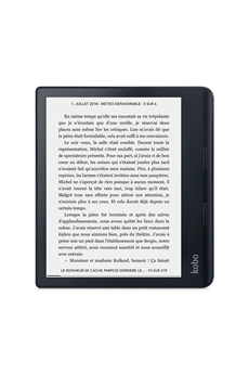 Un luxueux écran à rebords fins E Ink Carta 1200 HD étanche / Notre liseuse la plus polyvalente dans un design ergonomique pour un confort maximal. Notre liseuse la plus polyvalente dans un design ergonomique pour un confort maximal. / Lisez confortablement la nuit avec la fonction de réduction de la lumière bleue de l'éclairage ComfortLight PRO / Écoutez vos livres audio Kobo avec la technologie sans fil Bluetooth®