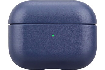Onearz Mobile Gear - Etui en cuir véritable bleu pour AirPods Pro