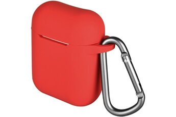 Etui en silicone robuste rouge pour AirPods 1&2