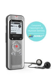 Dictaphone Philips Voice Tracer DVT2015 - Enregistreur audio