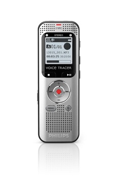Dictaphone Philips Dvt2000, 4 Go, Port Usb, Carte Mémoire, Radio Fm, Lecteur Mp3