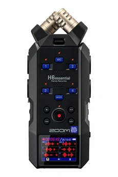 H6essential - Enregistreur 6 pistes 32 bits a virgule flottante - capsule microphone XYH-6e incluse - noir