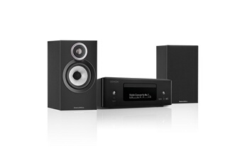 Denon - Pack Mini Chaine Ceol12 et Enceinte Bowers & Wilkins 607 Black