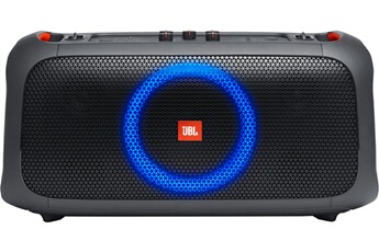 Jbl Partybox On-the-go – Enceinte Portable Bluetooth De Soirée – Avec Effets Lumineux Et Micro Sans Fil – Avec Protection Anti-éclaboussures – Autonomie 6 Hrs – Noir
