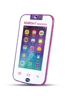 Vtech- Kidicom Advance Blanc Et Rose, Le Portable Enfant Sans Forfait