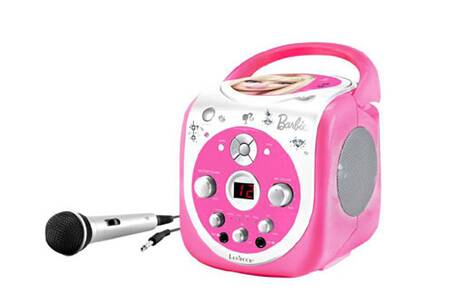 Multicolore Lexibook Radio-R/éveil Barbie RL975BB