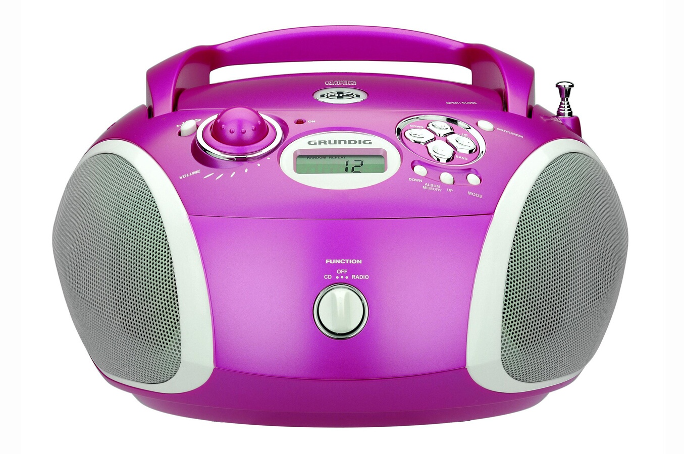 Radio CD / Radio K7-CD Grundig RCD 1420 ROSE (2807130) | Darty