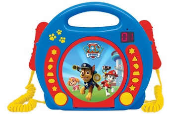 Lexibook - Lecteur CD portable Pat Patrouille - 2 microphones