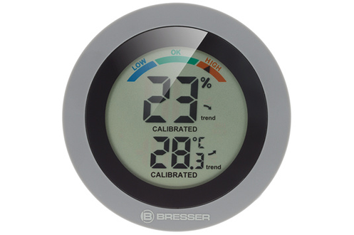 Thermomètre d'intérieur avec hygromètre intégré et affichage du niveau de c