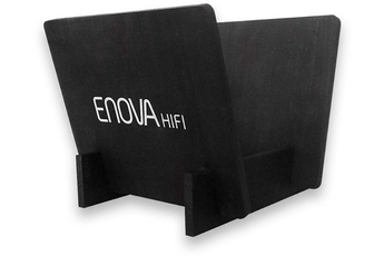 Accessoire platine vinyle Enova Hifi Support posable pour 25 disques vinyle VR 25 BL noir