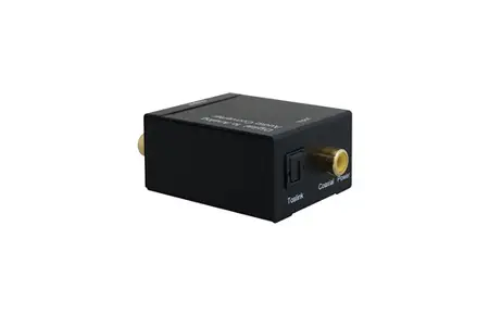 Convertisseur DAC Accsup CONVERTISSEUR AUDIO NUMERIQUE VERS ANALOGIQUE 192 KHZ NOIR