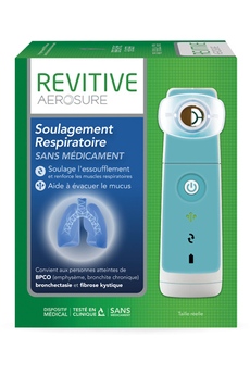 Appareil respiratoire et inhalateur Revitive Aerosure appareil d'aide a la respiration