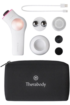 Therabody TheraFace PRO WHITE - Appareil de Soin du Visage - Luminothérapie et Microcourant