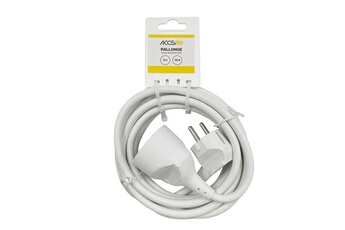 Accsup - RALLONGE 16 A 3M BLANCHE