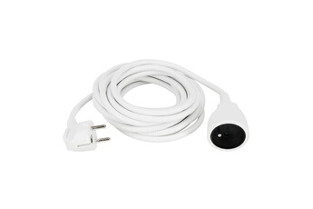 Accsup - RALLONGE 16 A 5M BLANCHE