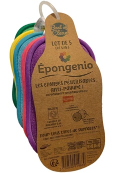 BEST OF TV - LOT DE 5 EPONGES EPONGENIO ECOLOGIQUES