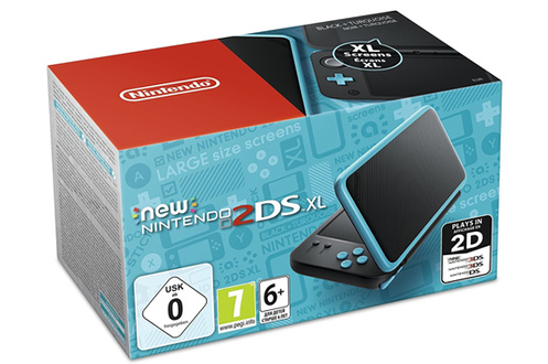 Nintendo New 2DS XL Noir et Turquoise