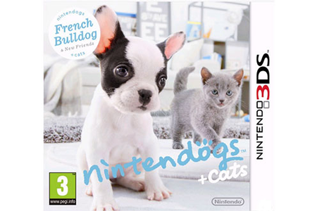 Nintendo 3DS Nintendo NINTENDOGS BOULEDOGUE + CATS