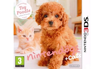 Jeu Nintendo 3DS - Nintendogs + cats caniche toy & ses nouveaux amis