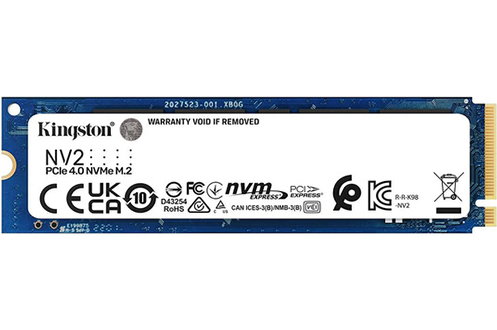 SSD interne Kingston 2000G NV2 M.2 2280 NVME SSD NV2INT PCIE 4.0 NVME SSD -  SNV2S/2000G