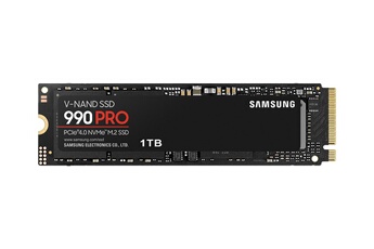 990 Pro 1 To, 7 540 Mo/s PCIe 4.0 NVMe M.2 (2280) SSD Interne MZ-V9P1T0GW