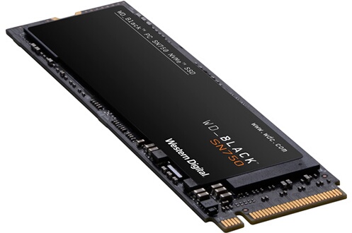 SSD interne Wd BLACK SN750 NVMe 500GO - WDBRPG5000ANC-WRSN