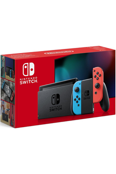 Consoles Switch Nintendo Console Nintendo Switch + Joy Con Bleu et Rouge