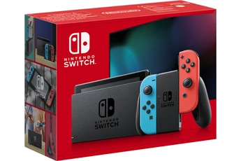 Console Nintendo Switch Nintendo avec paire de Joy-Con Rouge et Bleu Neon V3