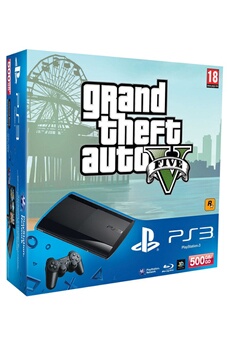 PS3 NOIRE 500 GO + GTA V