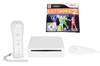 WII BLANCHE + JUST DANCE 2