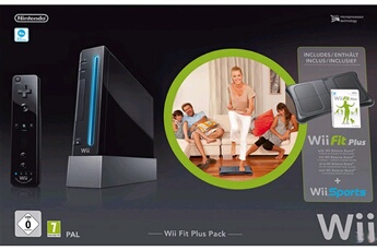 WII NOIRE+ WII FIT PLUS + WII SPORTS