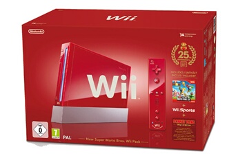 WII ROUGE NEW Super Mario Bros