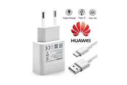 Chargeur pour téléphone mobile VISIODIRECT Chargeur Secteur Rapide 25W avec  Cable de charge USB-C Type C pour Huawei P30 6.1/ Huawei P40 6.1 - Noir - 