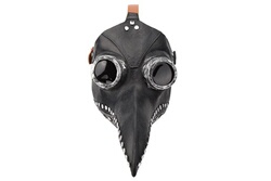 Masque de déguisement GENERIQUE Masque de déguisement HG074 Halloween bec  plissé Noir