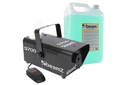 BeamZ S700 Machine à Fumée avec Liquide de Nettoyage et de Fumée - 700W