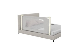 Giantex barrière de lit pliable pour bébé/enfant 120x42cm en tissu
