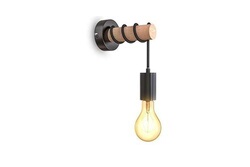 Lampadaire B.K.Licht B. K. Licht lampadaire led vintage, lampe à pied  design rétro, ø abat-jour 24cm, métal noir doré, pour ampoule e27 led ou  halogène de 40w max