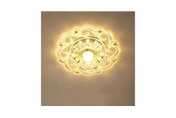 Ampoule électrique GENERIQUE Cristal moderne led plafonnier salon lustre  couloir lumière 5w - jaune