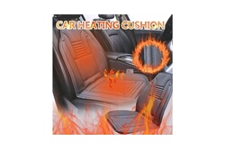 Chaufferette GENERIQUE Coussin de siège chauffant voiture 12 v coussin  couverture hiver plus chaud ajustement universel pour chaise fournitures  automatiques - noir