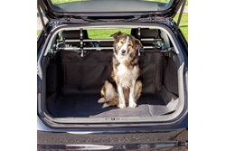 PawHut Grille de séparation voiture universelle pour chien barrière de  protection animaux longueur réglable dim. 91-152L x 30H cm kit complet  installation inclus métal noir