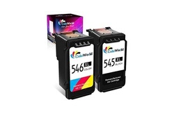 UPRINT 2 Cartouches d'encre 545XL + 546XL Compatibles avec Canon PIXMA PG- 545 CL-546 - Comète consommable
